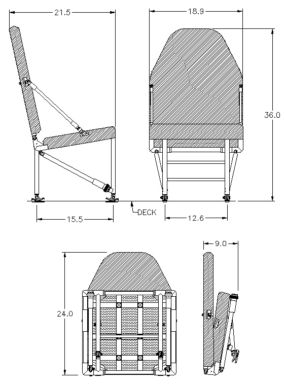 PC-12 Seat Diagram